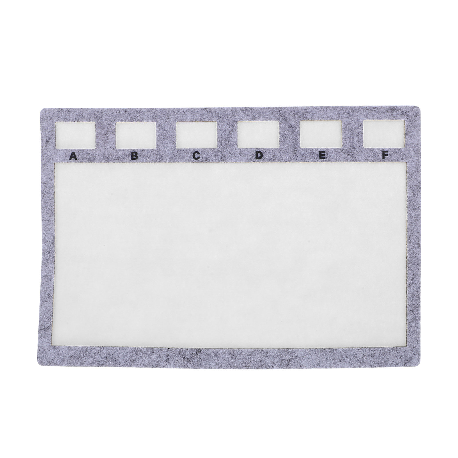 Jewelry Making Board - 11,4x7,6 Filz-Perlen-Designbrett Armband-Perlen-Set Schmucktablett für Halsketten-