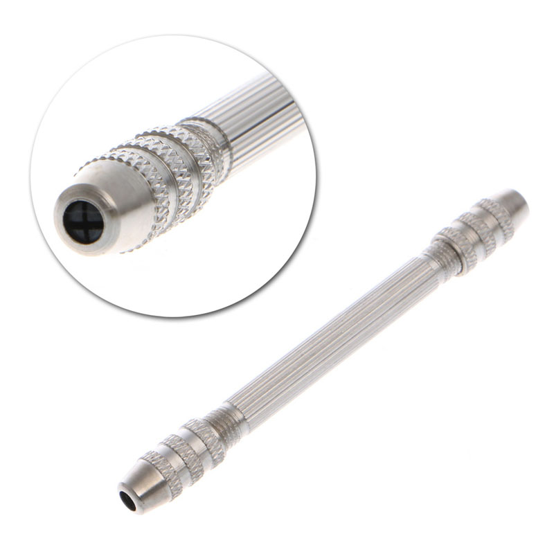 Jewelry Making Drill - Doppelseitige Pin Schraubstock DIY Hand Bohrer