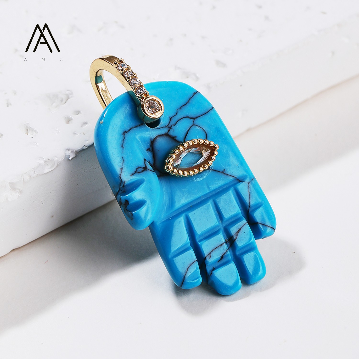 1/3/5/10 Stück Hamsa Fatima Ha – Jewelry Making Gemstones Bewertung und Preis